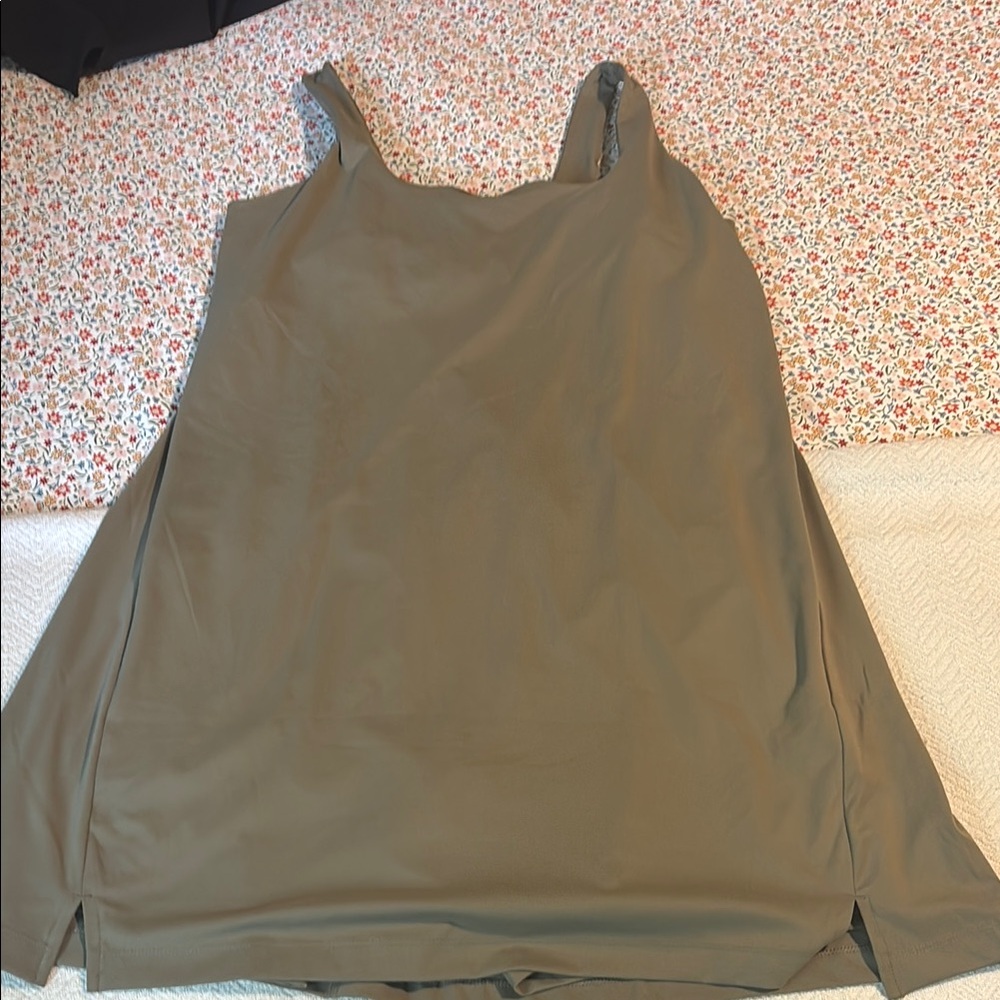 Olive Green Active Dress